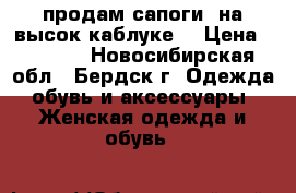 продам сапоги  на высок каблуке  › Цена ­ 3 500 - Новосибирская обл., Бердск г. Одежда, обувь и аксессуары » Женская одежда и обувь   